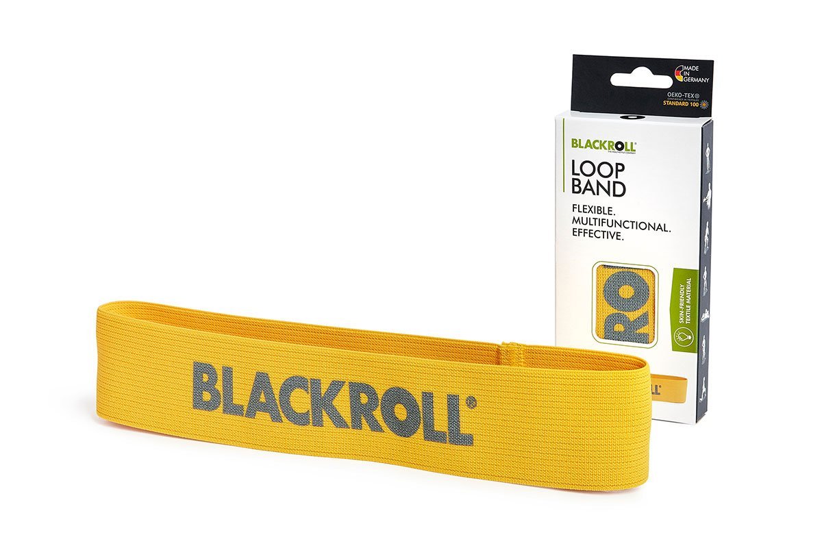 blackroll loop band orange with package