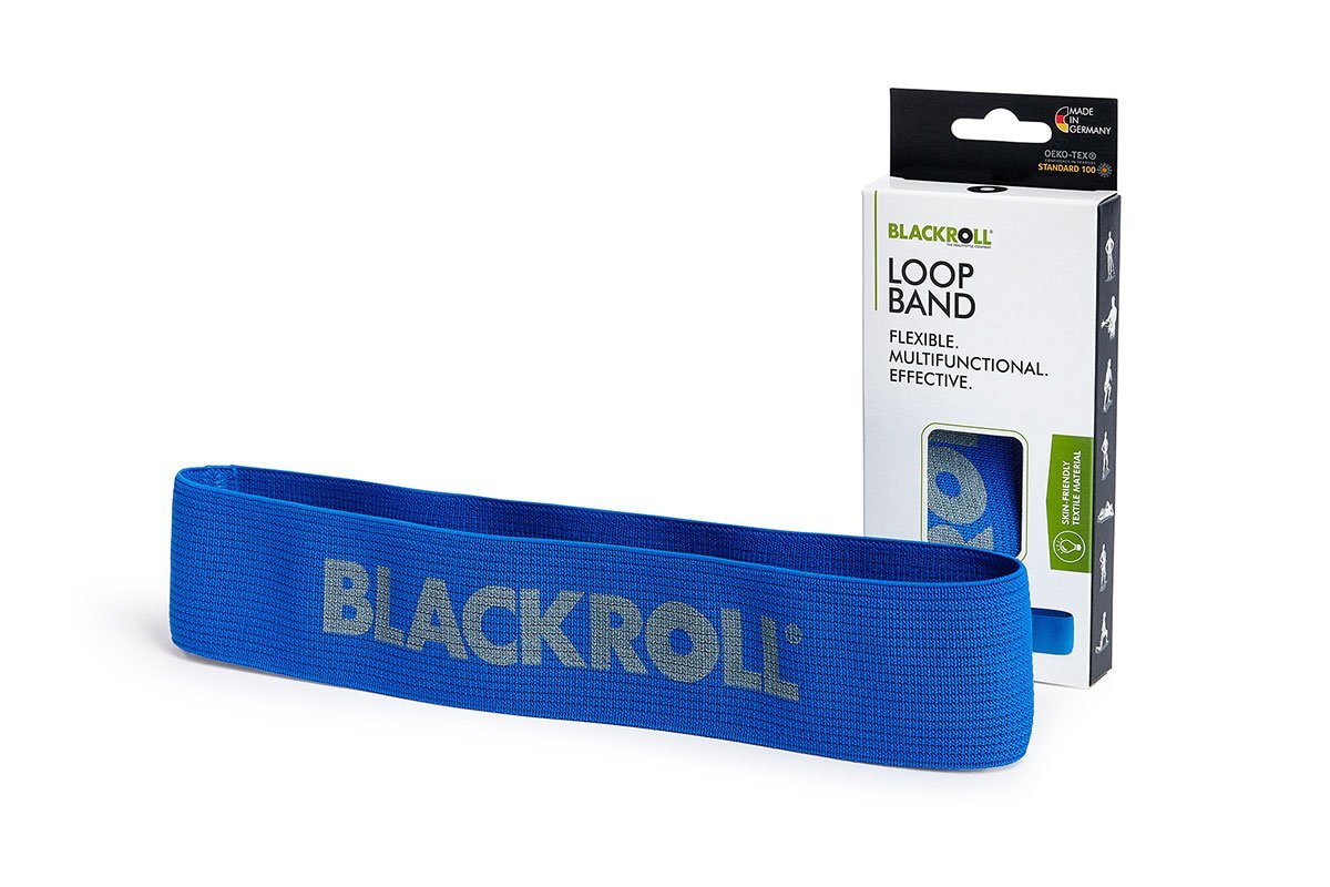 blackroll loop band black with package