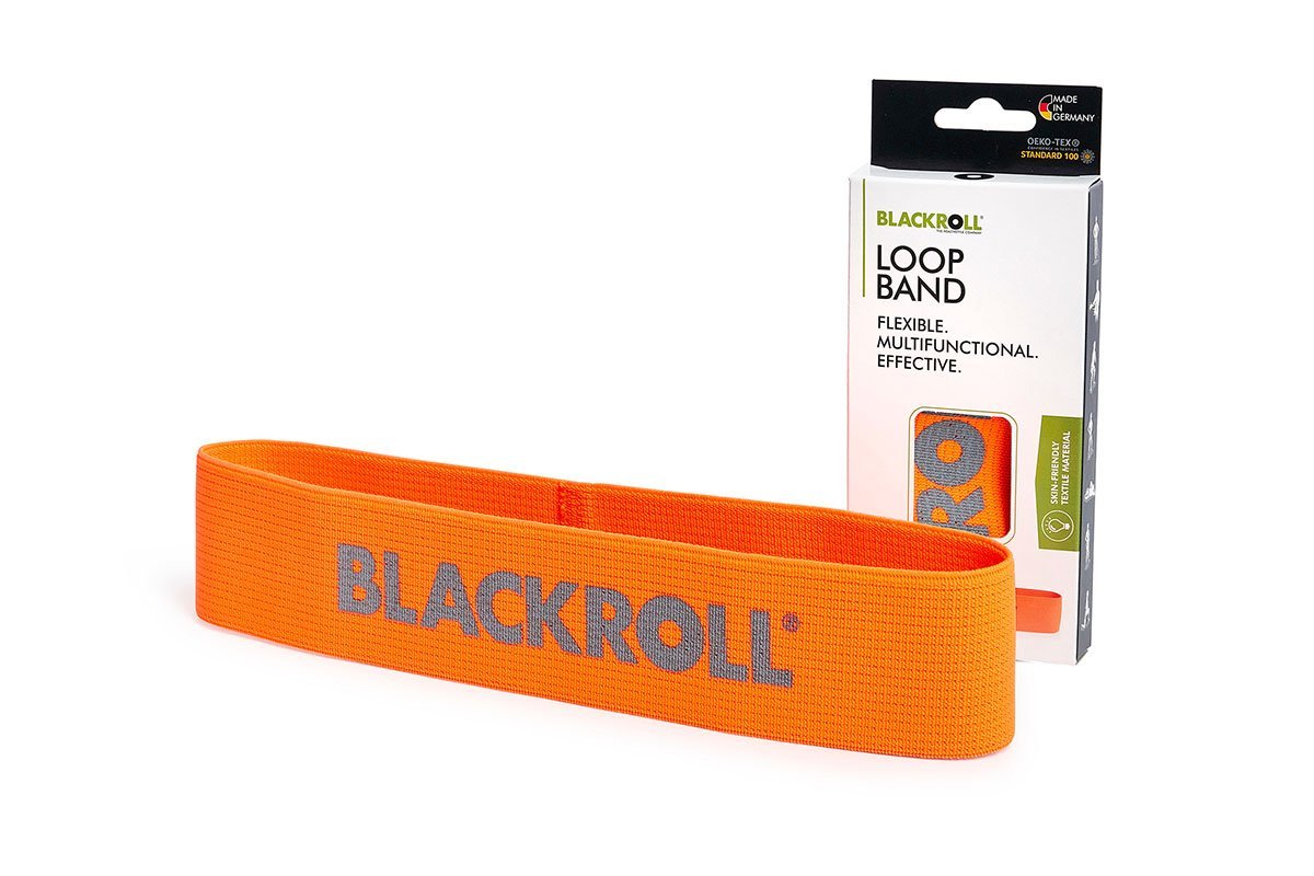 blackroll loop band green with package