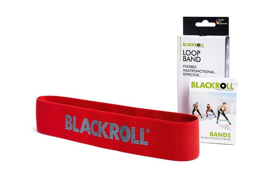 blackroll loop band yellow with package